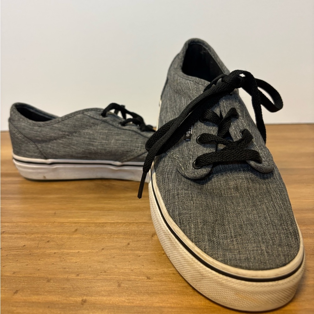 Vans Charcoal Canvas Sneakers